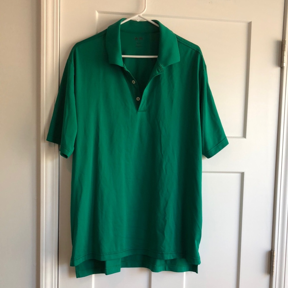 Adidas Men's Green Polo Shirt